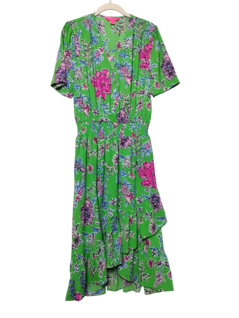 Lilly Pulitzer Altered Cristiana Stretch Midi Dress  Size 12